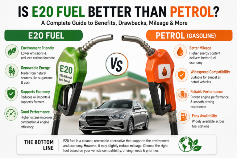 Is E20 Fuel Better Than Petrol
